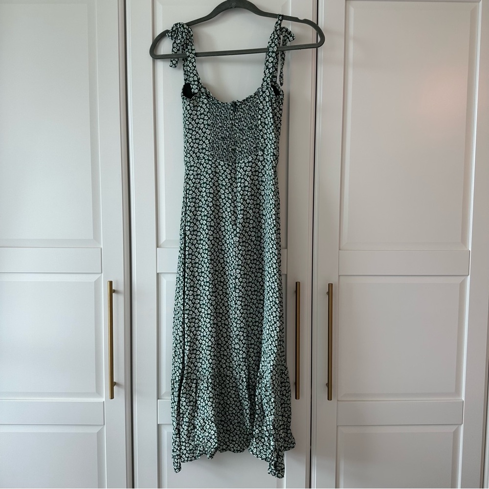 Reformation Green Floral Midi Dress - Picture 6 of 12